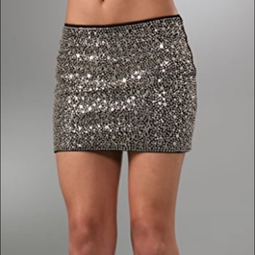 CECILIA DE BUCOURT Pollock Metal Studded Skirt
